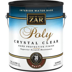Zar 34413 1G Matte Poly Crystal Clear Int WB-1PK