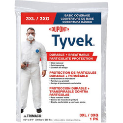 Trimaco 14125 3XL No Elastic Tyvek Coveralls-1PK LANC-179657