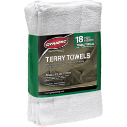 Dynamic 00811 14 x 17 White Terry Towel 18Pk LANC-179671