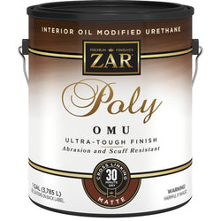 Zar 36413 1G Matte Poly OMU Int Oil Modified Urethane-1PK