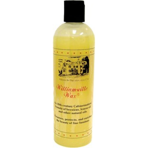 H. F. Staples 332-W12 8oz Williamsville Beeswax & Lemon Oil Polish-1PK LANC-180651