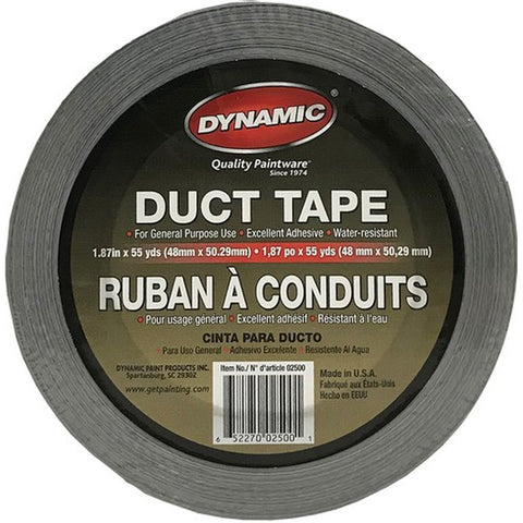 Dynamic 02500 1.87 x 55yd (48mm x 50.29m) Grey Utility Duct Tape-1PK LANC-181681