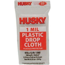 Poly-America DCHK-1 9' x 12' 1mil Drop Cloth (Flat)-1PK LANC-181823