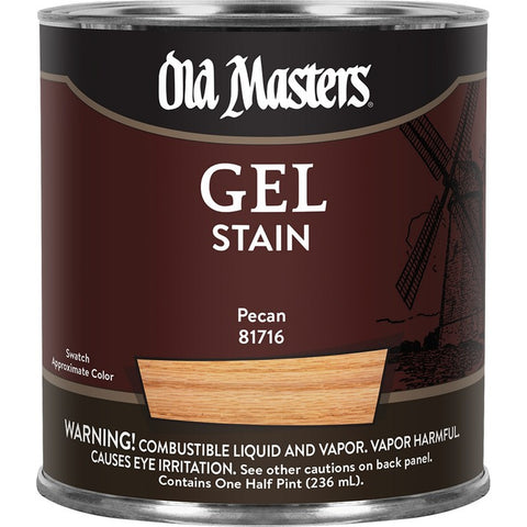 Old Masters 81716 1/2pt Pecan Gel Stain Classics-1PK LANC-182298