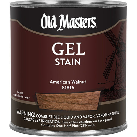 Old Masters 81816 1/2pt American Walnut Gel Stain Classics-1PK LANC-182299