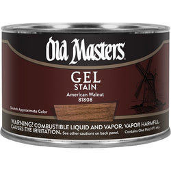 Old Masters 81808 pt American Walnut Gel Stain Classics-1PK LANC-182302