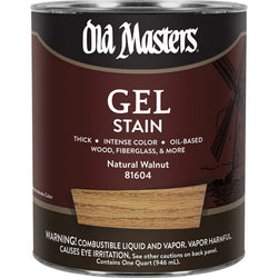 Old Masters 81604 qt Natural Walnut Gel Stain Classics-1PK LANC-182303