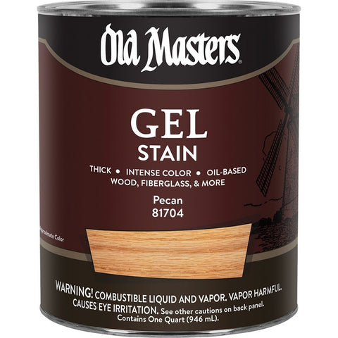 Old Masters 81704 qt Pecan Gel Stain Classics-1PK LANC-182304