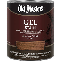 Old Masters 81804 qt American Walnut Gel Stain Classics-1PK LANC-182305