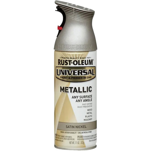 Rust-Oleum 249130 11oz Stain Nickel Metallic Spray Paint-1PK LANC-182586
