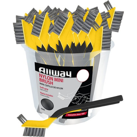 Allway NMB Nylon Mini Wire Brush 25/Bucket-25PK LANC-184203