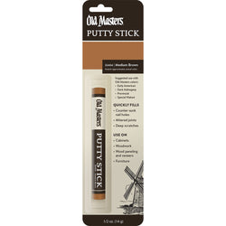 Old Masters 32404 Medium Brown Putty Stick-1PK