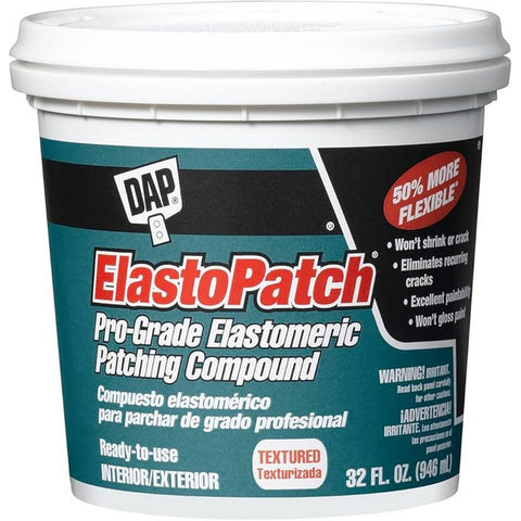 DAP 12288 qt Off White ElastoPatch Textured Flexible Patching Compound-1PK LANC-18680