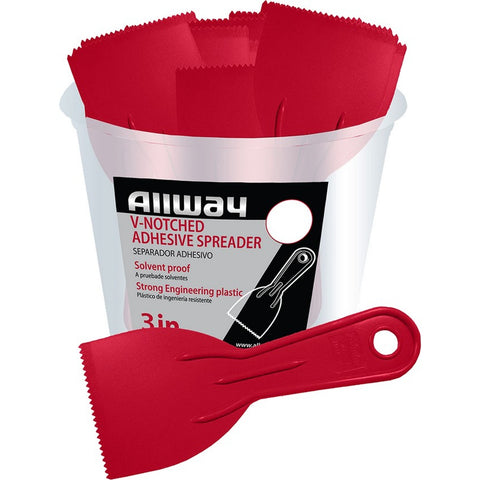 Allway DS30V 3 Celcon Plastic V-Notch Spreader 25/pk LANC-18745
