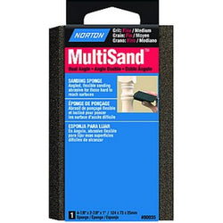 Norton 00935 4-7/8 x 2-7/8 x 1 MultiSand Fine/Med Dual Angle Sponge-1PK LANC-18812