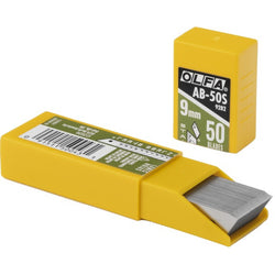 OLFA AB-50S 9mm 13-pt Stainless-Steel Precision Snap-Off Blade (50pk)