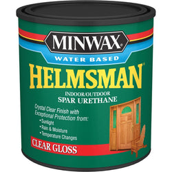 Minwax 63050 qts Clear Gloss Water-Based Helmsman Indoor/Outdoor Spar Urethane-1PK LANC-188796