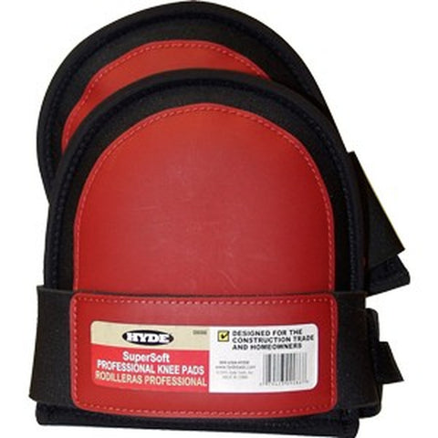Hyde 09086 Knee Pad Soft w/ Red Stitch PVC-1PK LANC-18913