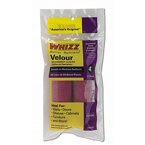 Whizz 51012 4 Purple Velour 3/16 Nap Mini Roller 2Pk LANC-18965