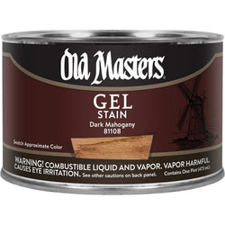 Old Masters 81108 pt Dark Mahogany Gel Stain-1PK LANC-19056
