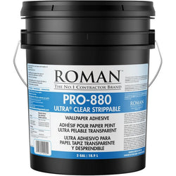Roman PRO-880 5gal Ultra Clear Premium Wallpaper Adhesive-1PK LANC-1905