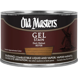 Old Masters 80708 pt Dark Walnut Gel Stain-1PK LANC-19060