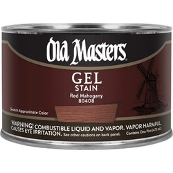 Old Masters 80408 pt Red Mahogany Gel Stain-1PK LANC-19063