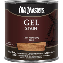 Old Masters 81116 1/2pt Dark Mahogany Gel Stain-1PK LANC-19067
