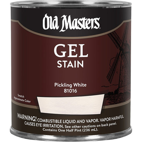 Old Masters 81016 1/2pt Pickling White Gel Stain-1PK LANC-19069