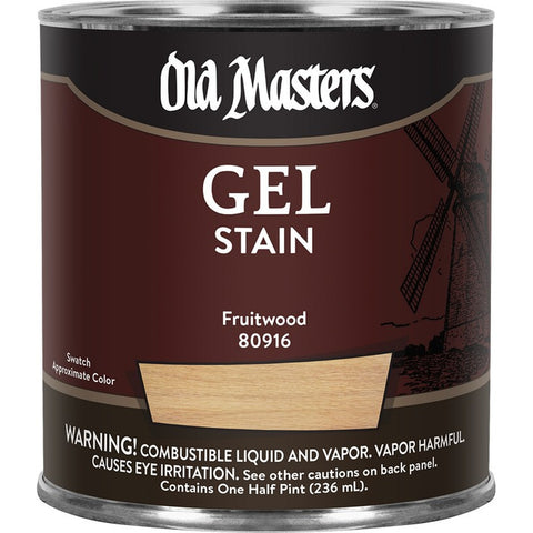 Old Masters 80916 1/2pt Fruitwood Gel Stain-1PK LANC-19071