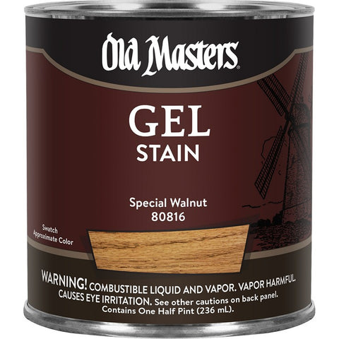 Old Masters 80816 1/2pt Special Walnut Gel Stain-1PK LANC-19072