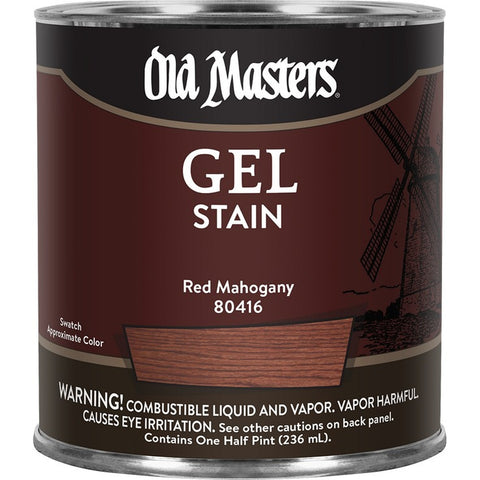 Old Masters 80416 1/2pt Red Mahogany Gel Stain-1PK LANC-19076