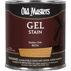 Old Masters 80216 1/2pt Golden Oak Gel Stain-1PK LANC-19087
