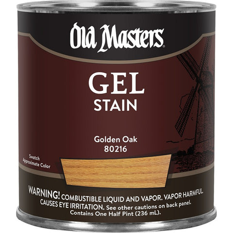 Old Masters 80216 1/2pt Golden Oak Gel Stain-1PK LANC-19087