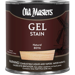 Old Masters 80116 1/2pt Natural Gel Stain-1PK LANC-19088