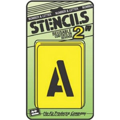 Hy-Ko ST-2 2 Number Letter & Symbol Stencils-1PK LANC-190973