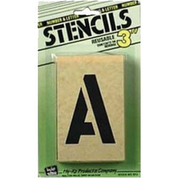 Hy-Ko ST-3 3 Number Letter & Symbol Stencils-1PK LANC-190977