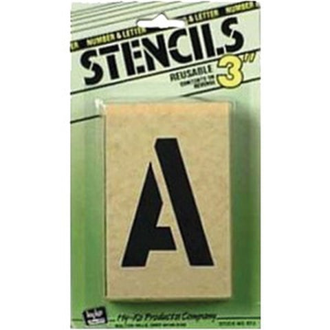 Hy-Ko ST-3 3 Number Letter & Symbol Stencils-1PK LANC-190977