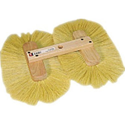 DQB 11935 Panda Paw II White Tampico Double Stippling Brush w/Threaded Hole-1PK LANC-19135