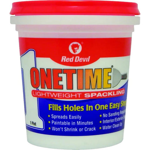 Red Devil 0548 pt Onetime Lightweight Spackling-1PK LANC-19465