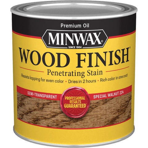 Minwax 22240 1/2pt Special Walnut 224 Semi-Transparent Stain-1PK LANC-194