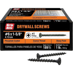 PrimeSource 158CDWS1 1lb 1-5/8 Coarse Drywall Screw-1PK LANC-195052