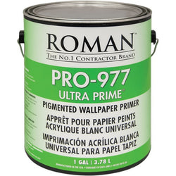 Roman PRO-977 1gal Ultra Prime Pigmented Wallpaper Adhesive-1PK LANC-1989