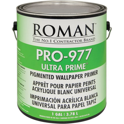 Roman PRO-977 1gal Ultra Prime Pigmented Wallpaper Adhesive-1PK LANC-1989