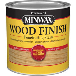 Minwax 22090 1/2pt Natural 209 Semi-Transparent Stain-1PK LANC-19