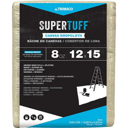 Trimaco 58903 12' x 15' 8 oz. Super Tuff Canvas Drop Cloth-1PK LANC-201717