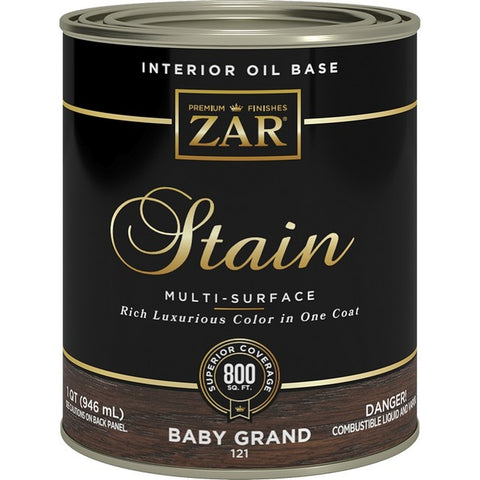 Zar 12112 Qt Baby Grand 121 Wood Stain-1PK