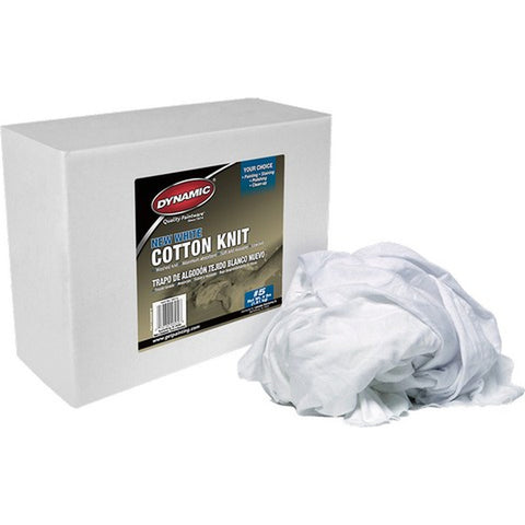 Dynamic 99514 #5 4Lb Box New White Cotton Knit Wiping Cloth-1PK LANC-204284