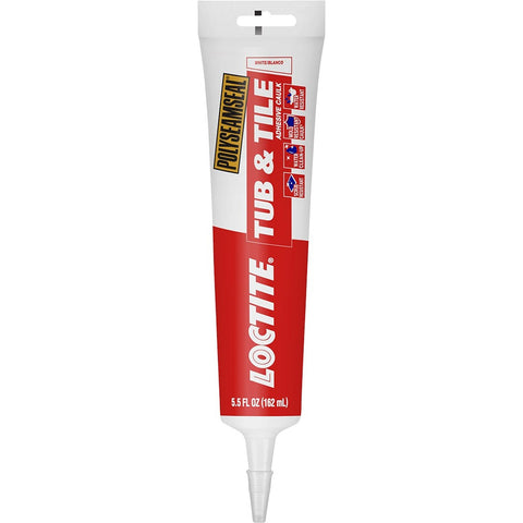 Loctite 1935990 5.5oz White 2 In 1 Paintable Tub & Tile Sealant 12pk New Polyseamseal 2138420 LANC-204541