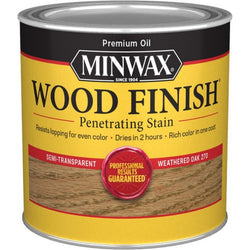 Minwax 22760 1/2pt Weathered Oak 270 Semi-Transparent Stain-1PK LANC-206172